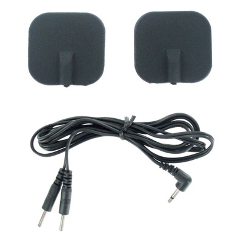 Zeus Deluxe Black Electro Pads 2 Pk-AC212
