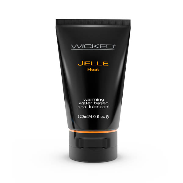Wicked Jelle Heat - Warming Water Based Anal Lubricant - 120 ml (4 oz) Bottle-90229