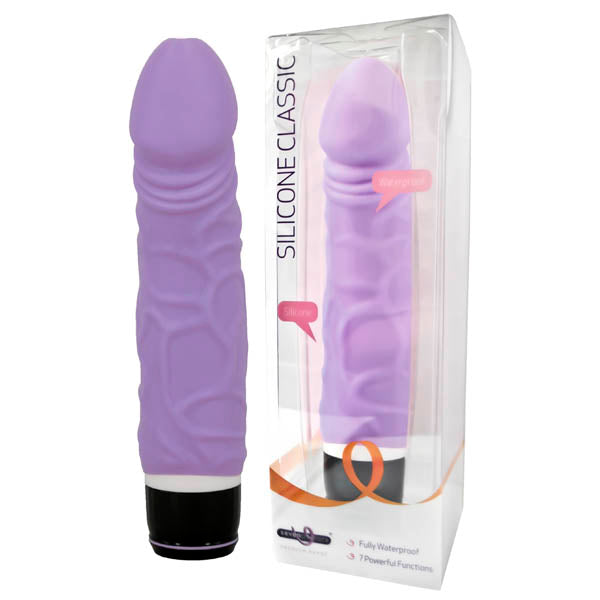 Silicone Classic - Purple 17 cm (6.75) Vibrator-B0091P9SPGPX