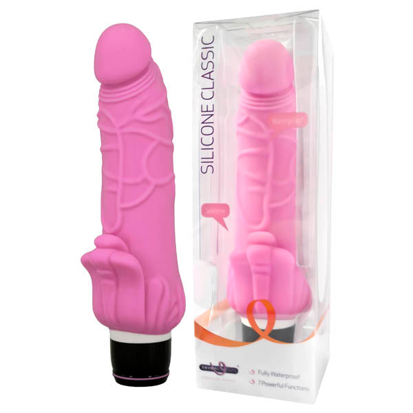 Silicone Classic - Pink 19 cm (7.5) Vibrator-B0092R2SPGPX