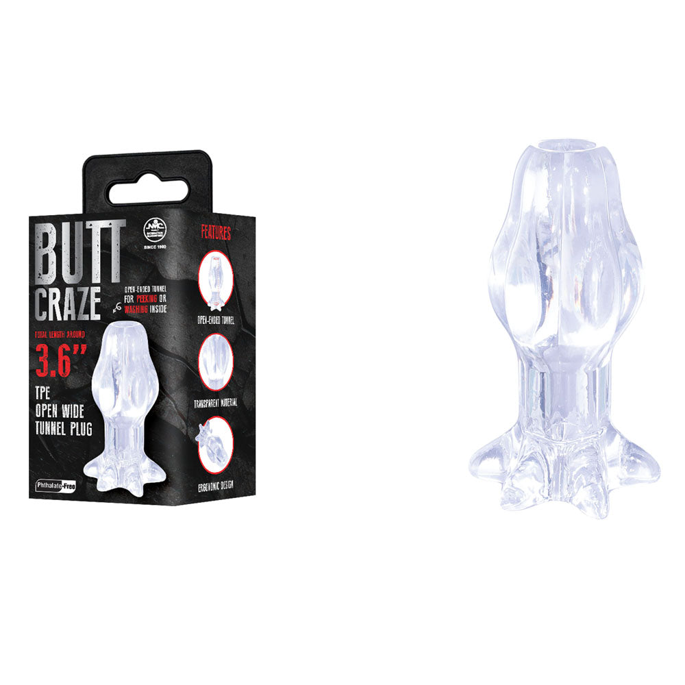 Butt Craze - Clear Gaping Butt Plug - F06S063A00-050