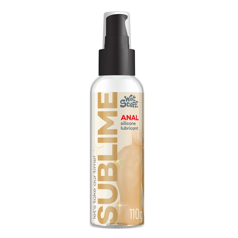 Wet Stuff Sublime - 110g Pump - Anal Silicone Lubricant - 110 gram Pump Bottle-GW40948