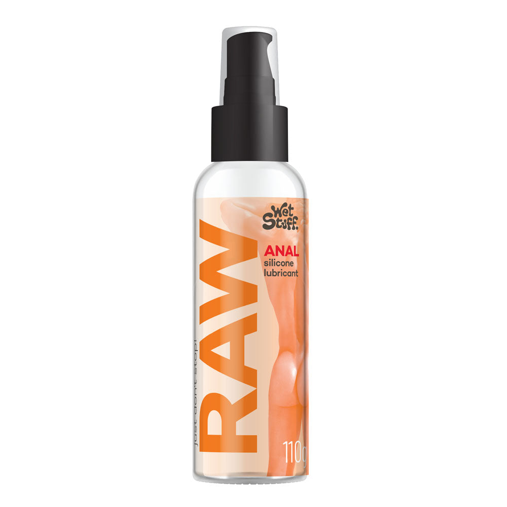 Wet Stuff Raw - 110g Pump - Anal Silicone Lubricant - 110 gram Pump Bottle-GW50501