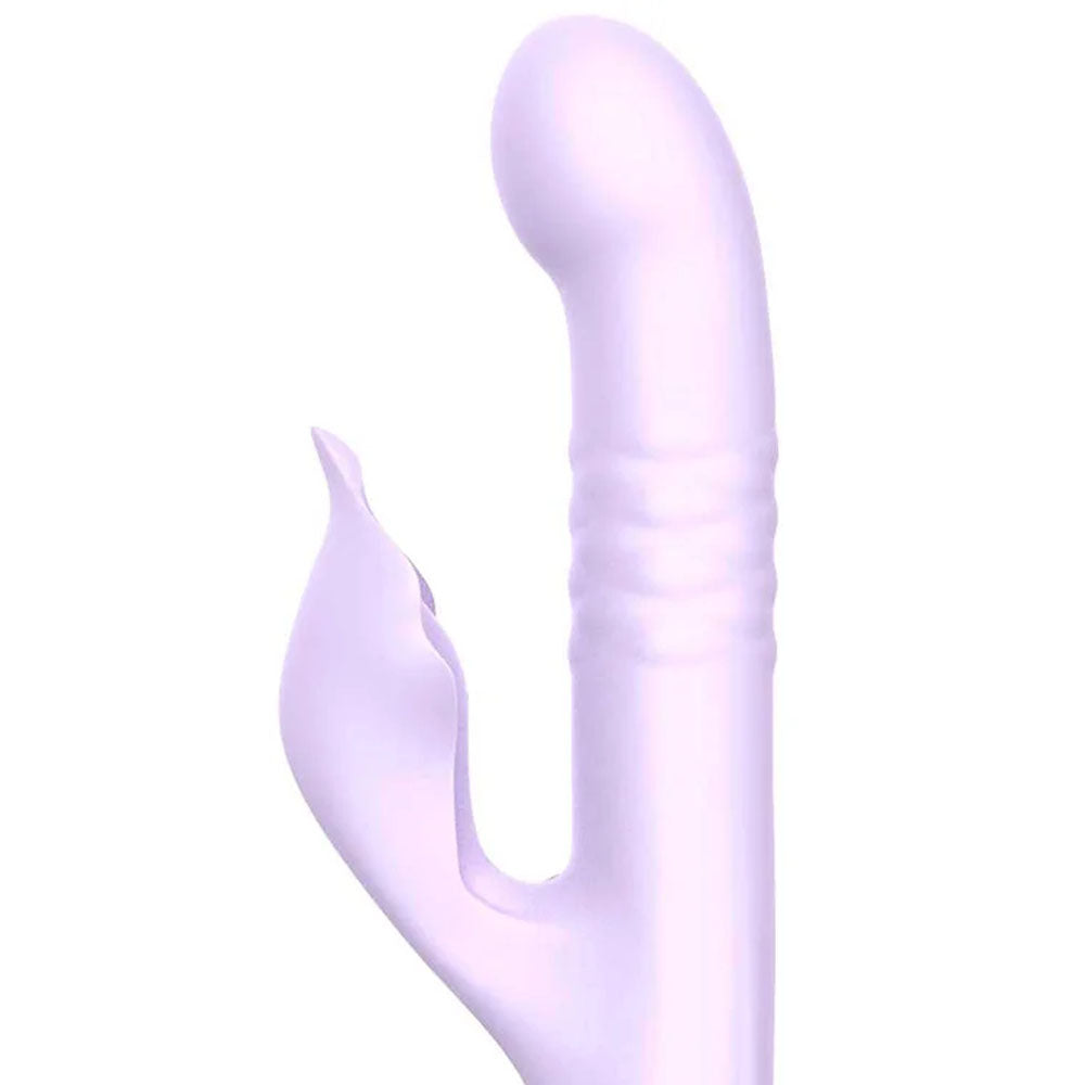 Adam & Eve EVES THROBBER - Lilac 25.4 cm USB Rechargeable Pulsating Rabbit Vibrator-L012 6900