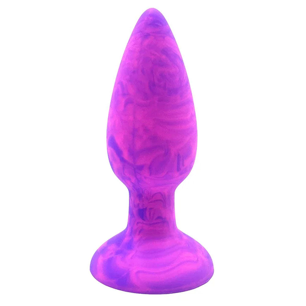 Adam & Eve COLOUR SWIRL Anal Plug Set - Purple/Pink Butt Plugs - Set of 3 Sizes-L252 3100