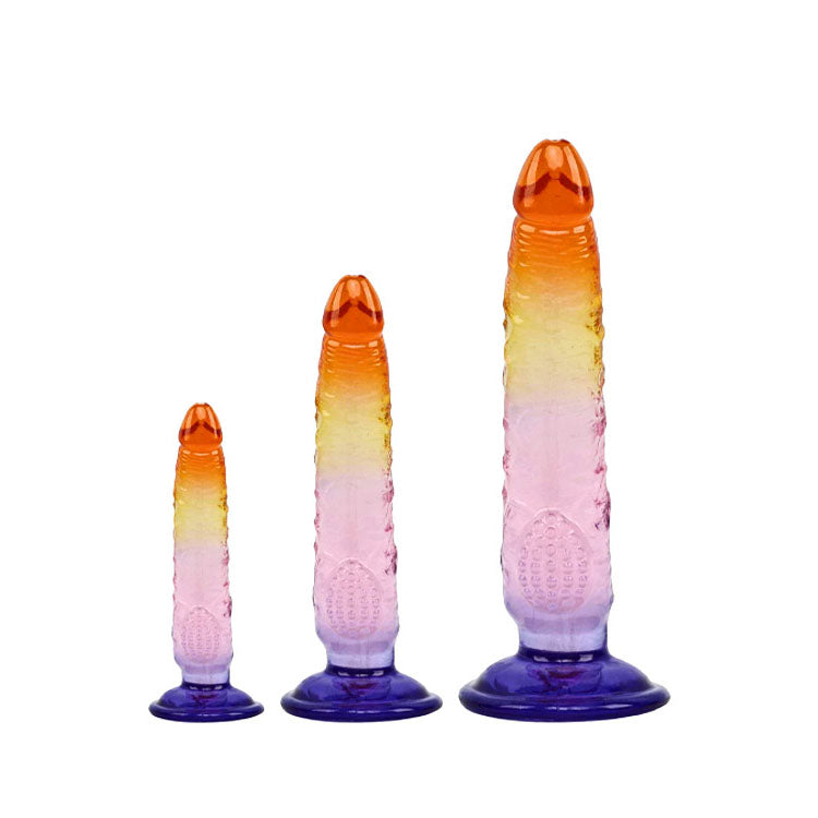 Adam & Eve SUNSET DREAMS TRIO - Multicoloured - Multicoloured Dildos - Set of 3 Sizes - L292 9000