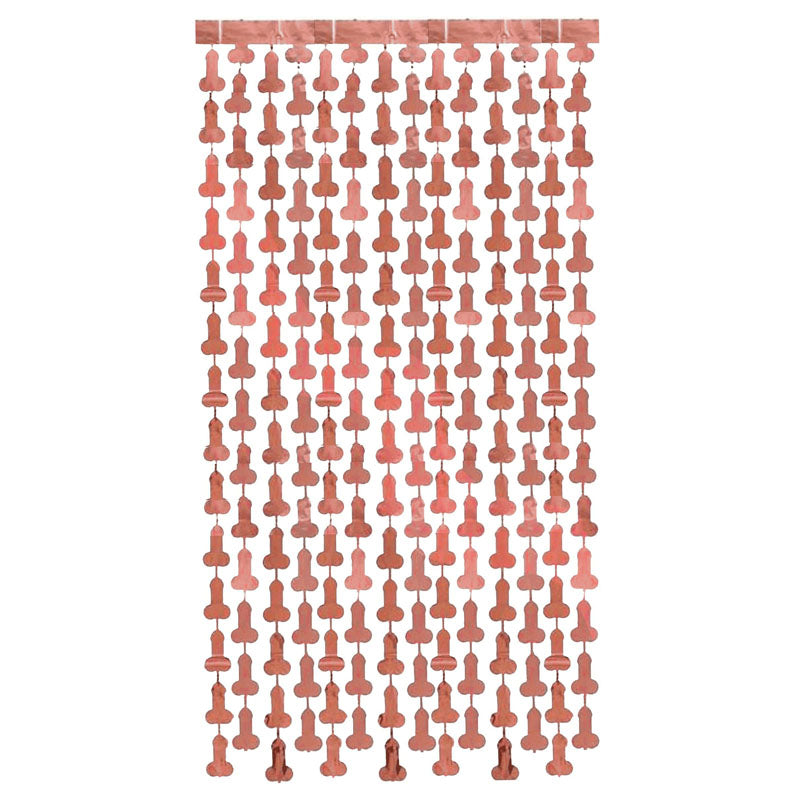 Glitterati - Penis Foil Curtains - Party Novelty - 2 Pack-LGCP.1083