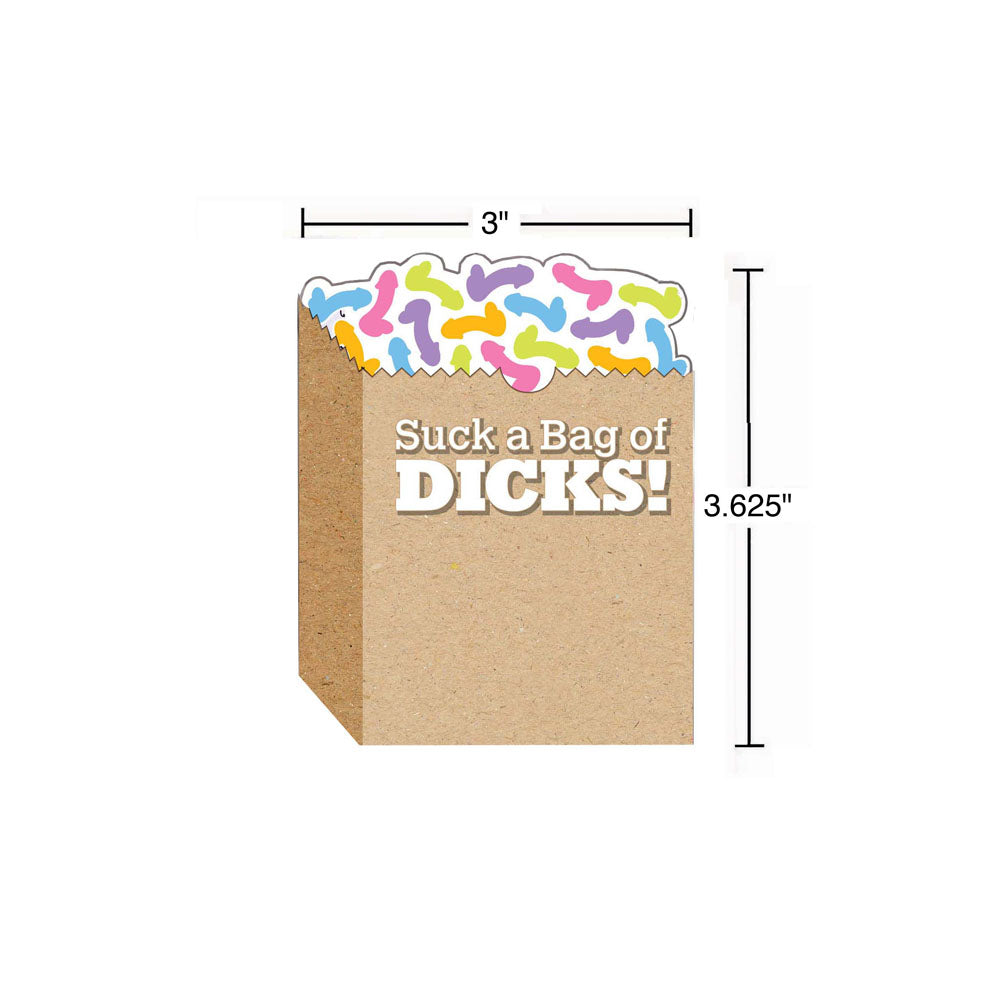 Suck A Bag Of Dicks! Sticky Notes - Novelty Sticky Notes - 100 Pack-LGCP.1220