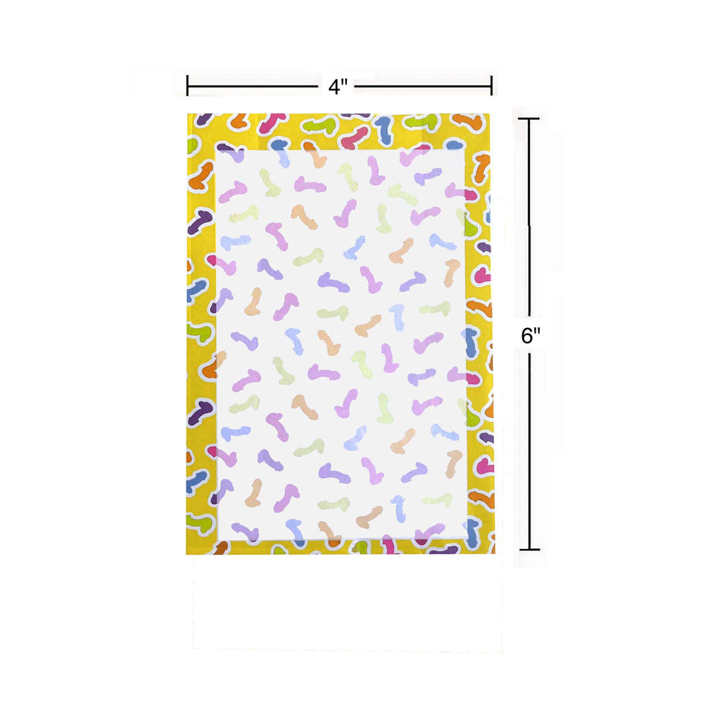 Super Fun Penis Notepad - Novelty Notepad - 100 Pages-LGCP.1225
