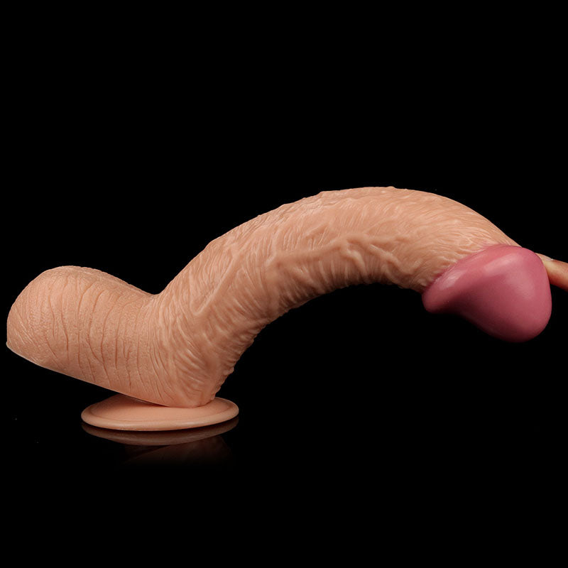 King Size 10.5 Realistic Dildo - Flesh 26.7 cm Dong-LV2207