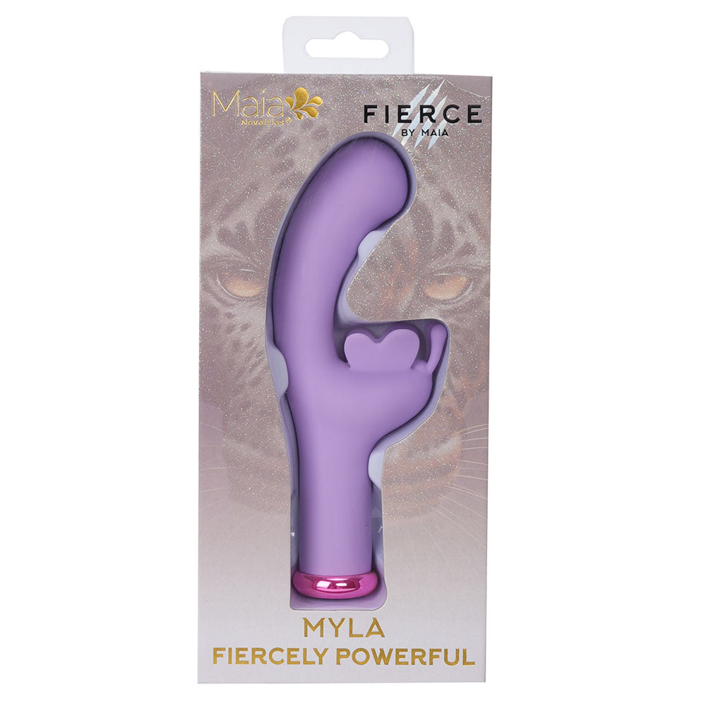 Maia MYLA - Lavender - Lavender 15.9 cm USB Rechargeable Butterfly Vibrator-MA24-19-LAVENDER