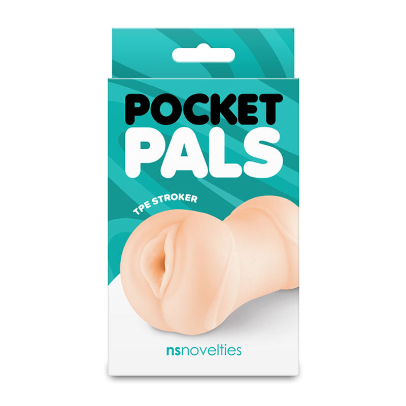 Pocket Pals Vagina Stroker - Flesh - Flesh Vagina Stroker-NSN-1020-01
