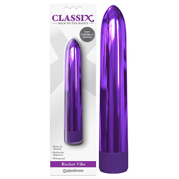 Classix Rocket Vibe - Metallic Purple 17.8 cm (7) Vibrator-PD1976-12