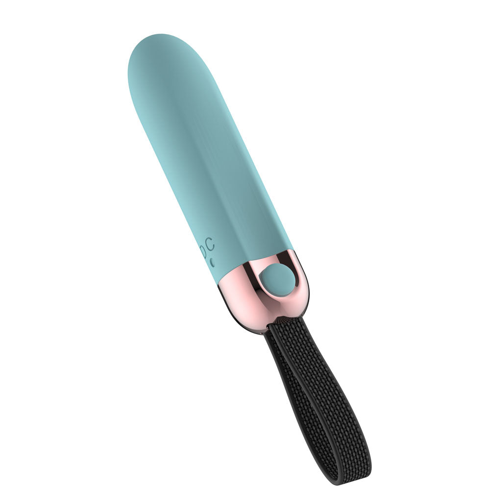 Passion Play Vibrating Bullet - Blue - Blue 8.5 cm USB Rechargeable Vibrating Bullet - PP0105-1