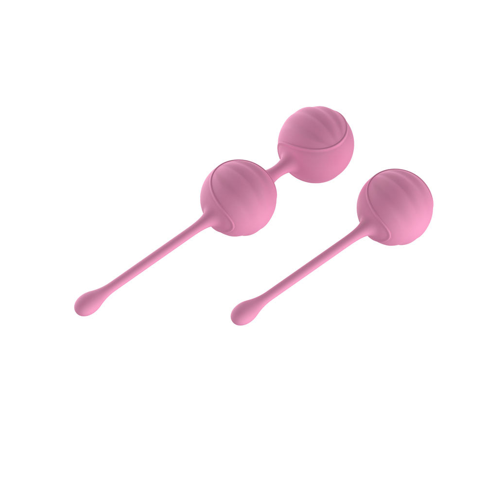Passion Play Silicone Kegel Ball Set - Pink Kegel Balls - Set of 2 Items - PP0198