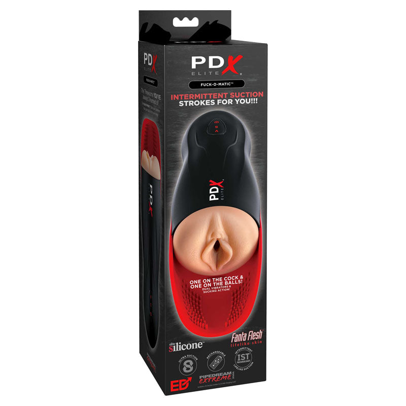 Pipedream Extreme Toys Elite Fuck-O-Matic - USB Rechargeable Sucking Device