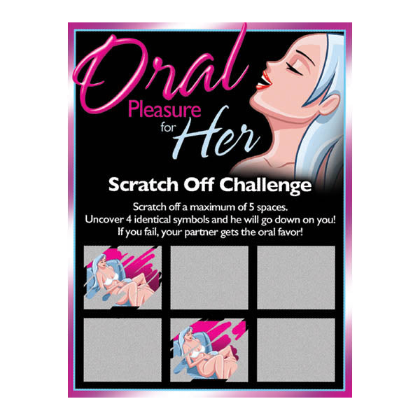 Sexy Scratcher - Oral Pleasure For Her --SCRA-22-H
