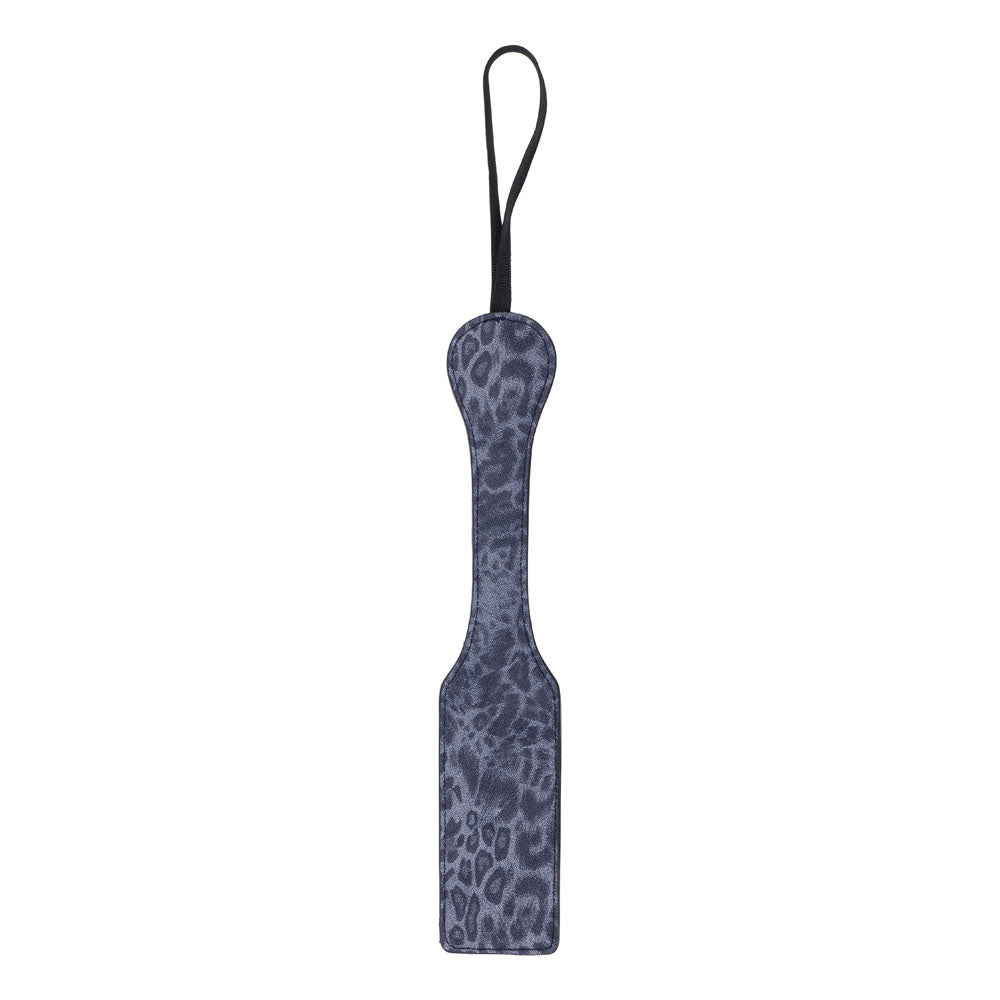 Sex & Mischief Cougar Studded Paddle - Navy Blue Paddle with Gold Studs-SS09976