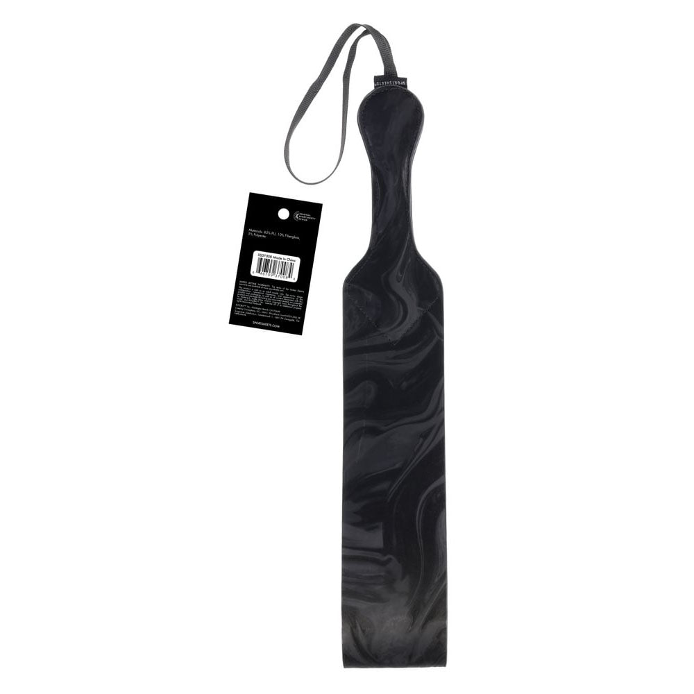SPORTSHEETS Velvet Noir Loop Paddle - Black 42 cm Paddle-SS37008