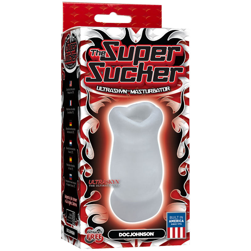 The Super Sucker UR3 Masturbator - Clear Masturbator Sleeve-0684-10-BX