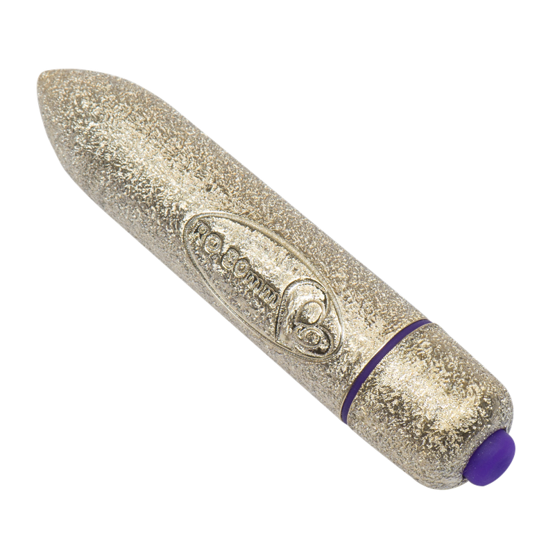 RO-80mm 7 Speed Precious Rose Gold Vibrating Bullet-7RO80PRG