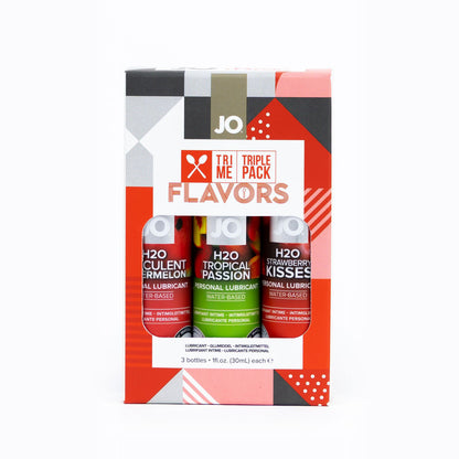 JO Tri-Me Triple Pack Flavours Gift Set - Strawberry