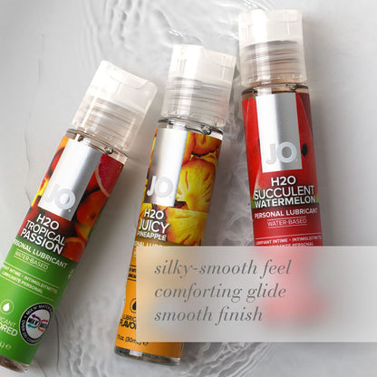 JO H2O Succulent Watermelon Lube - 30 mL - Watermelon Flavoured Water Based Lubricant - 30 ml Bottle-10119