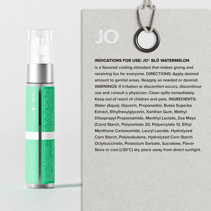 JO Blo Watermelon - Watermelon Flavoured Oral Pleasure Gel - 30 ml Bottle - 10152