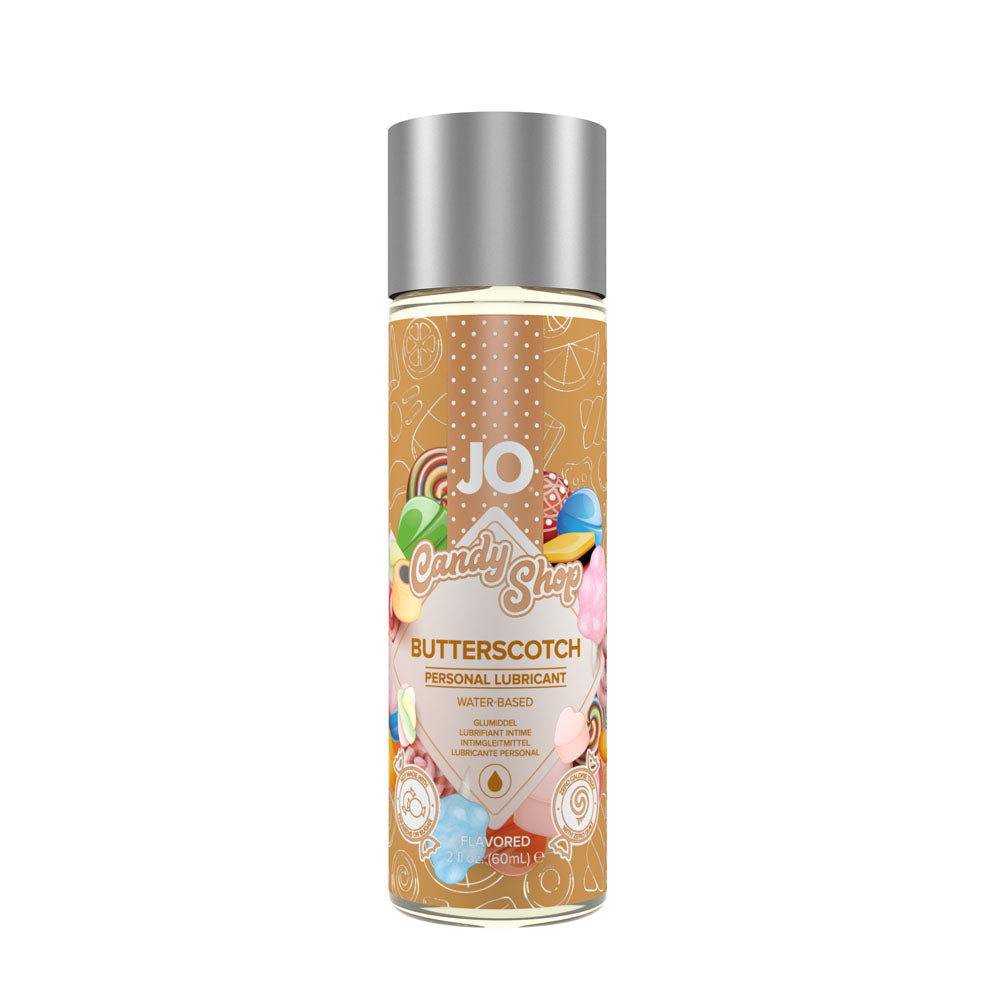 JO Candy Shop Butterscotch Lube  - 60 mL - Butterscotch Flavoured Water Based Lubricant - 60 ml Bottle-10630