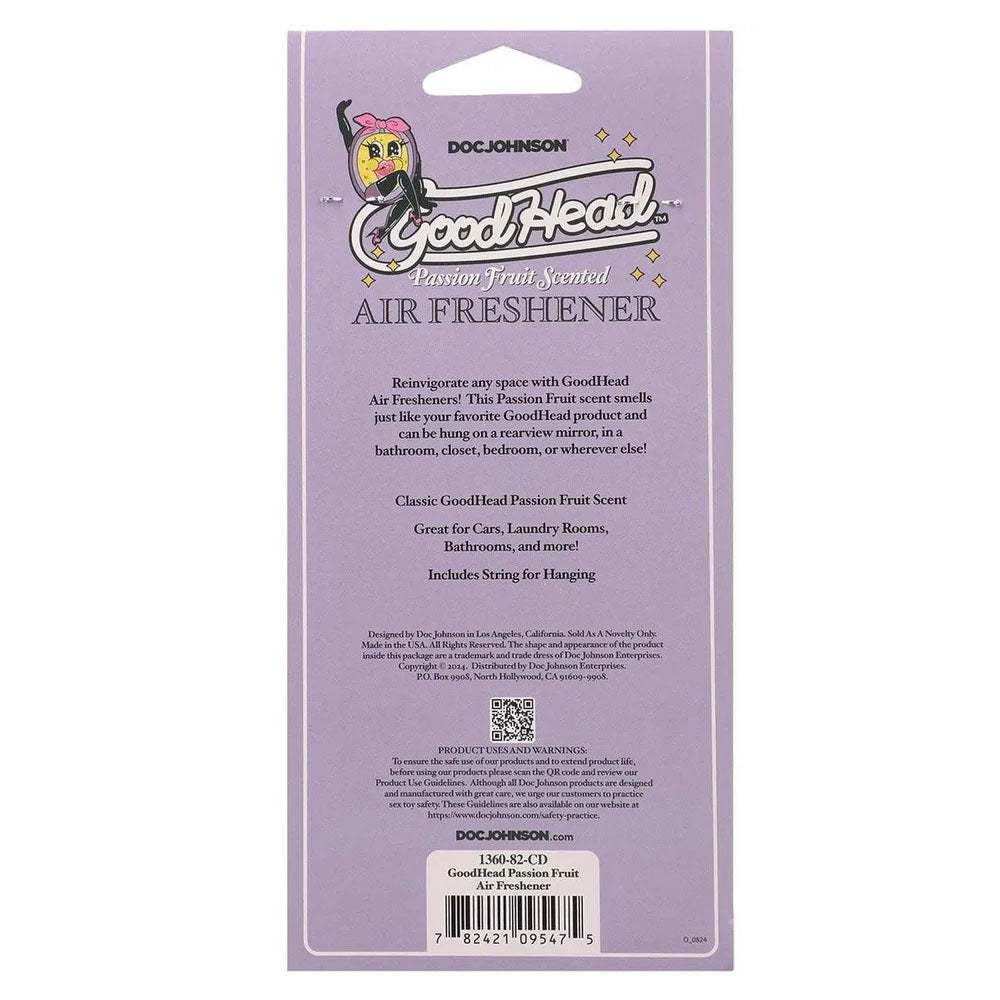 GoodHead Air Freshener - Passion Fruit - Passion Fruit Scented Air Freshener-1360-82-CD