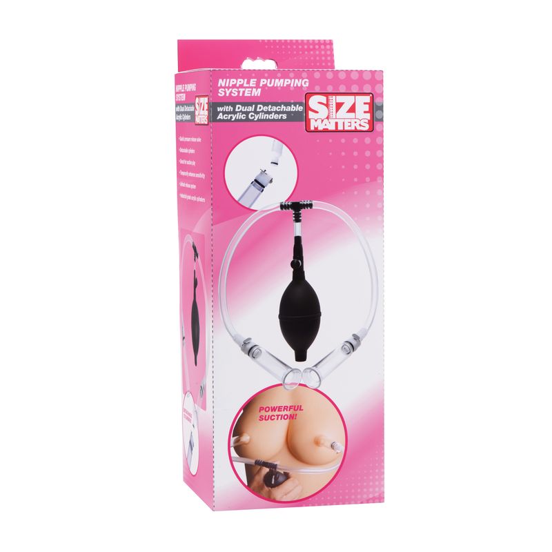 Nipple Pumping System with Dual Cylinders-AE531