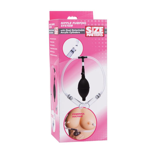 Nipple Pumping System with Dual Cylinders-AE531