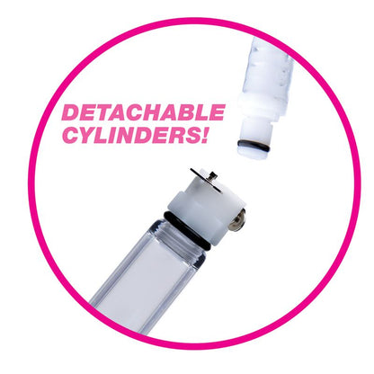 Nipple Pumping System with Dual Cylinders-AE531