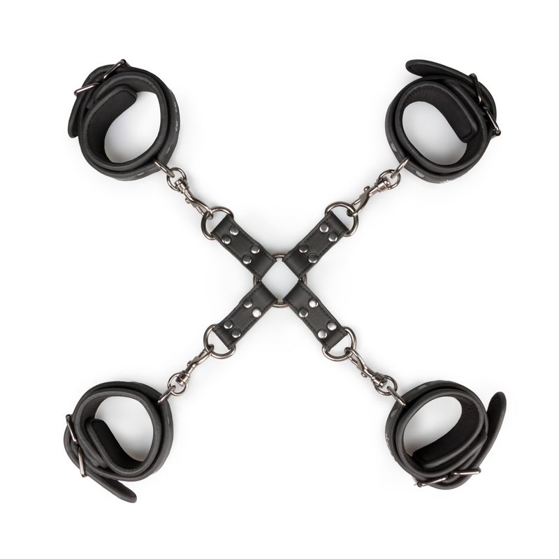 Hogtie With Hand and Ankle Cuffs-ET374BLK