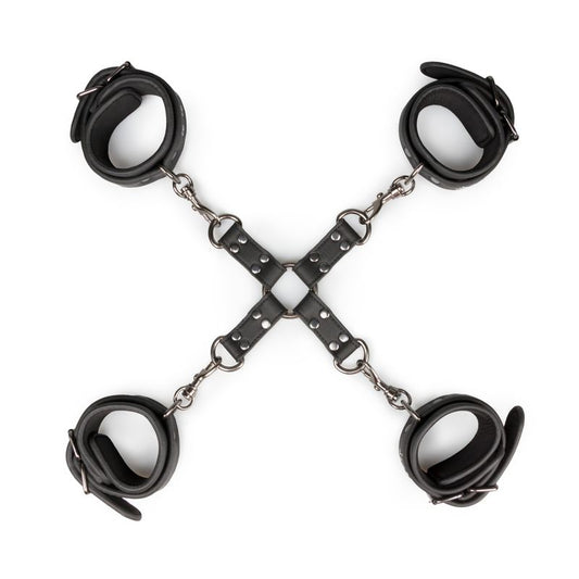 Hogtie With Hand and Ankle Cuffs-ET374BLK