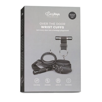 Over the Door Wrist Cuffs-ET379BLK