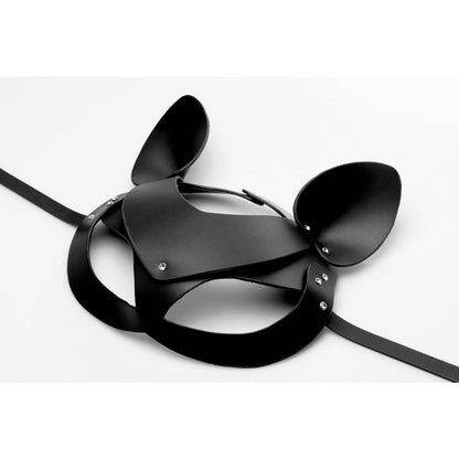 Bad Kitten Leather Cat Mask-AF845