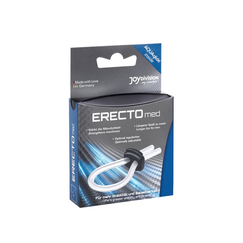 ERECTOmed Adjustable Cock Ring Clear-JD-15625