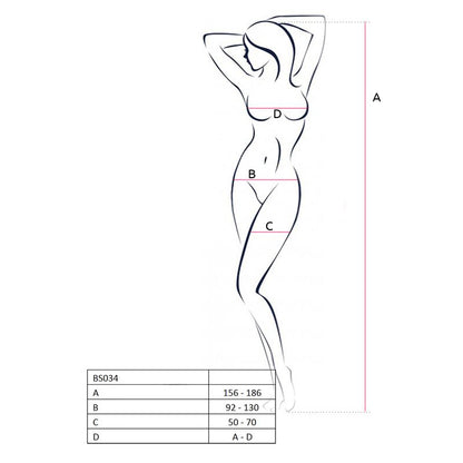 Bodystocking BS034 BLK-BS034-BLK-OS