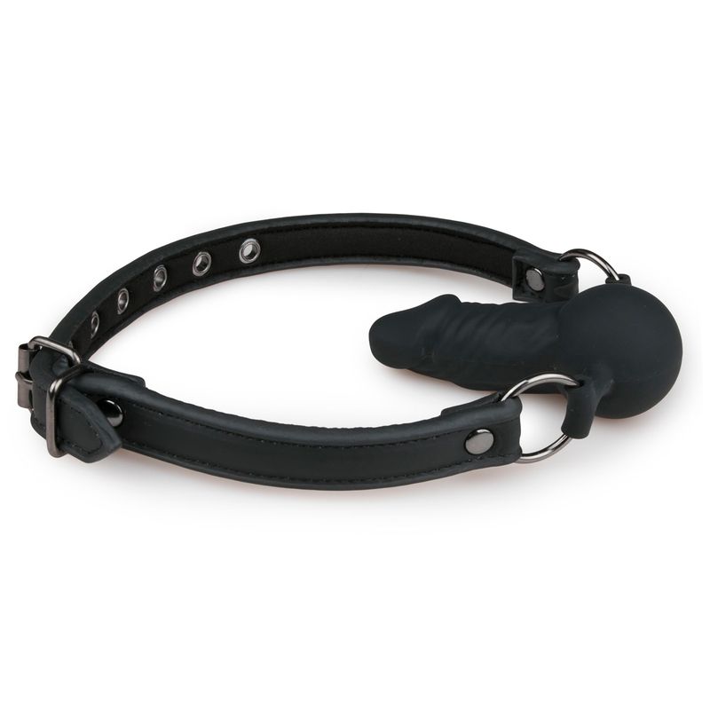 Gag With Silicone Dong-ET272BLK