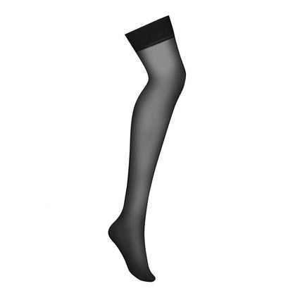 S800 Sheer Stockings Black-5440-BLK-L/XL