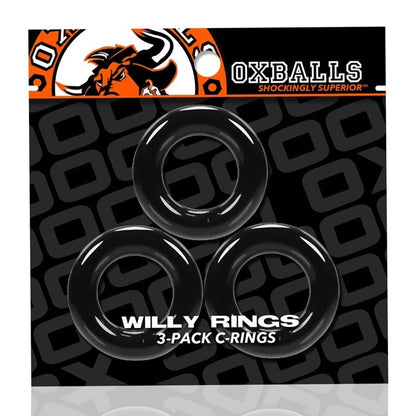 Willy Rings Black-OX-3047-BLK