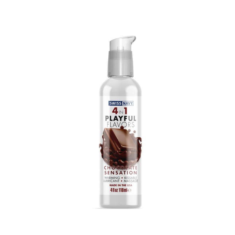 Playful Flavours 4 In 1 Chocolate Sensation 4oz/118ml-SN4N1FCS4