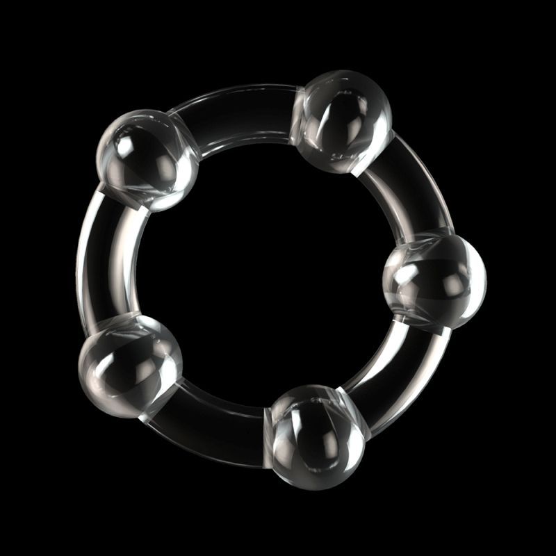 Triple Beaded Donut Ring Set-LV343002-CLR