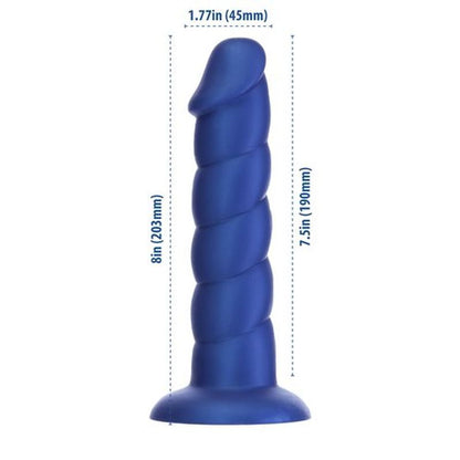 Unicorn Dildo 8in Blue-89214-BLU