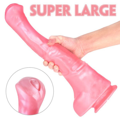 Duke Horse Dong w Balls Pink XXL-SHD-D2006-PNK-XXL