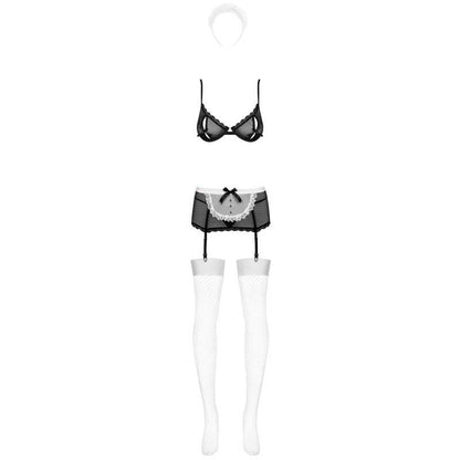 Maidme Set 5 Pc-0185-BLK-S/M