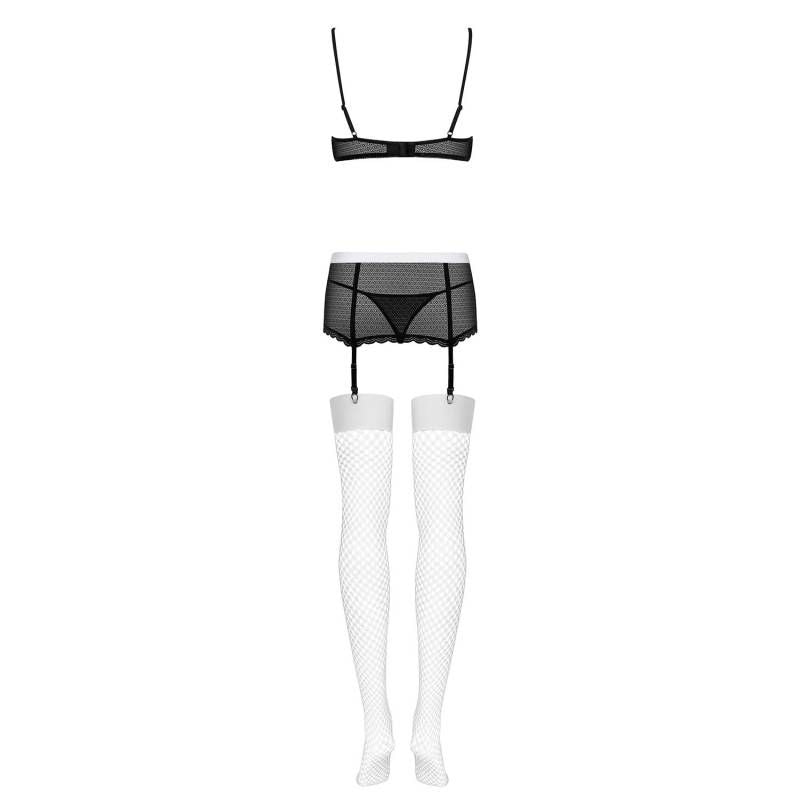 Maidme Set 5 Pc-0185-BLK-S/M