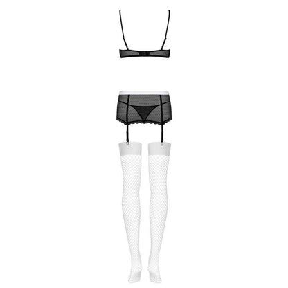 Maidme Set 5 Pc-0185-BLK-S/M