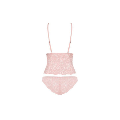 Delicanta Top and Panties Pink-1692-L/XL-PNK